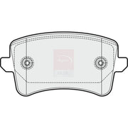 Apec Rear Brake Pad Set PD3310