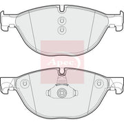 Apec Front Brake Pad Set PAD1739
