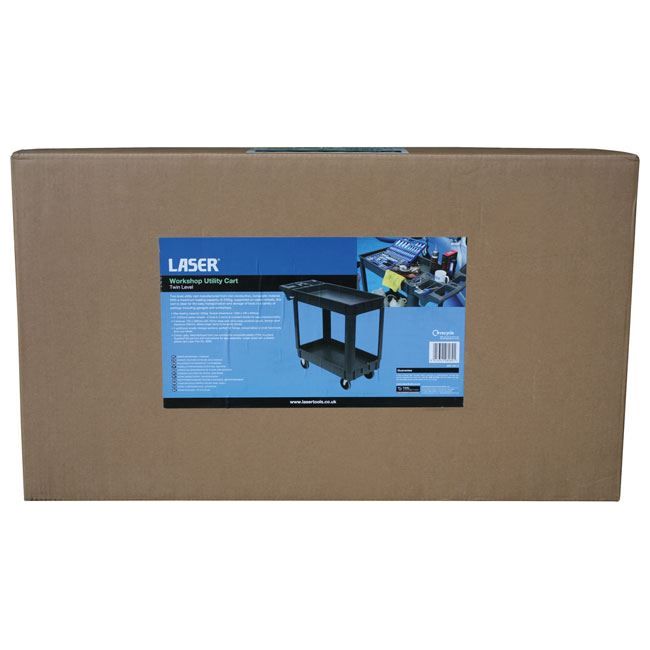 Laser Workshop Utility Cart, Twin Level 8089 Laser - Dynamic Drive