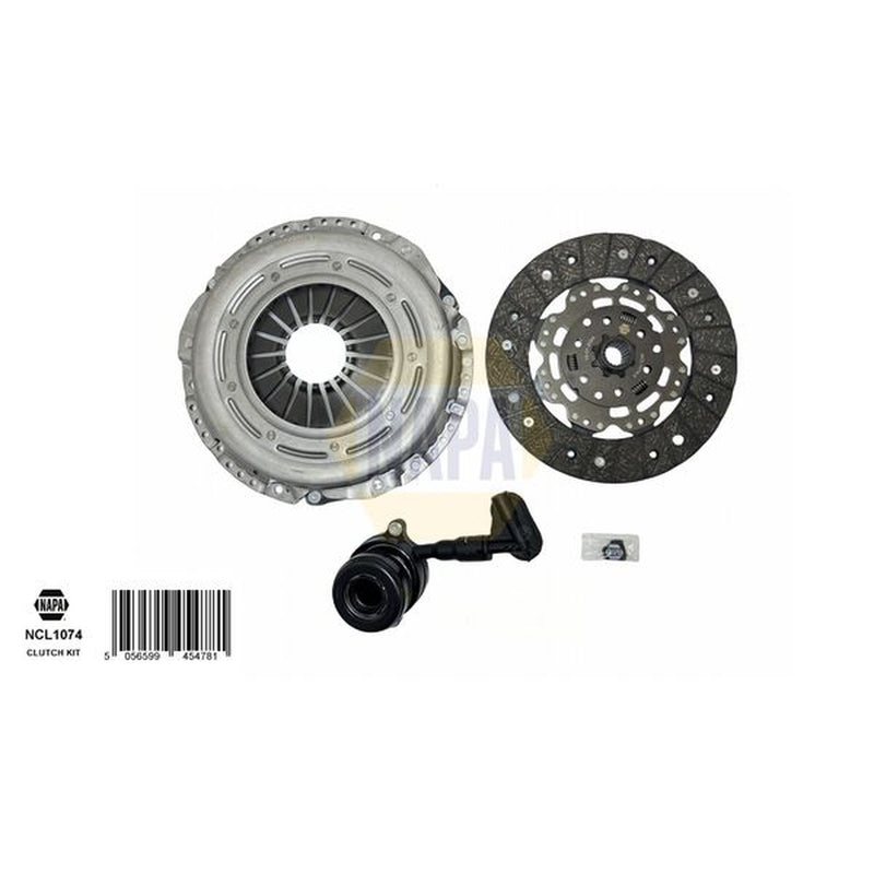 NAPA Clutch Kit Set 3pc fits Ford C-Max II 2010-2019 1.5 1.6