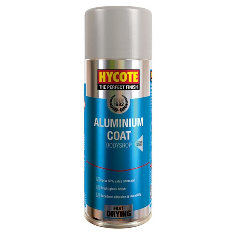 4x Hycote XUK429 Bodyshop Alumnium Coat 400ml Hycote - Dynamic Drive