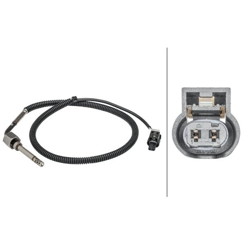 Hella Exhaust Gas Temperature Sensor before soot part fits Mercedes-Benz C-Class