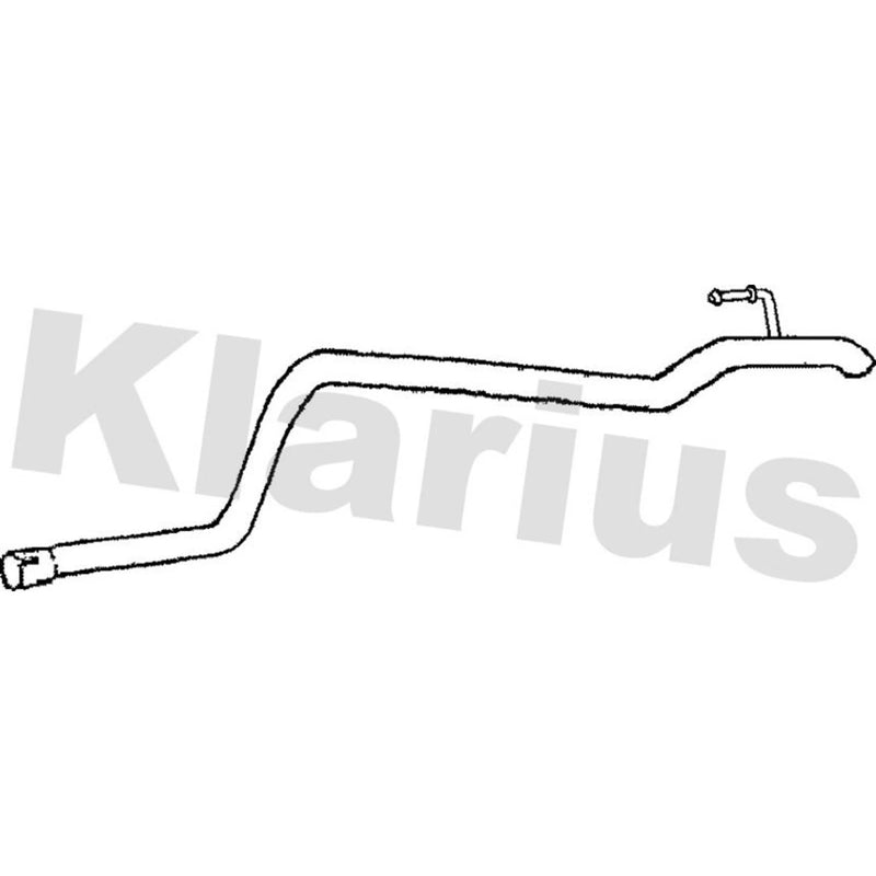 Klarius Exhaust Pipe OD fits Mercedes-Benz Sprinter 2-T 1995-2000