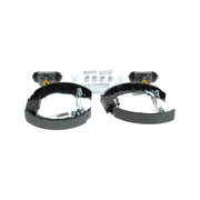Bosch Brake Shoe Set Axle Kit fits Nissan Micra II 1992-2000 1.0 1.3