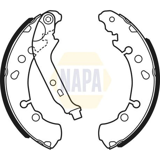 NAPA Brake Shoe Set Axle Kit NBS1069