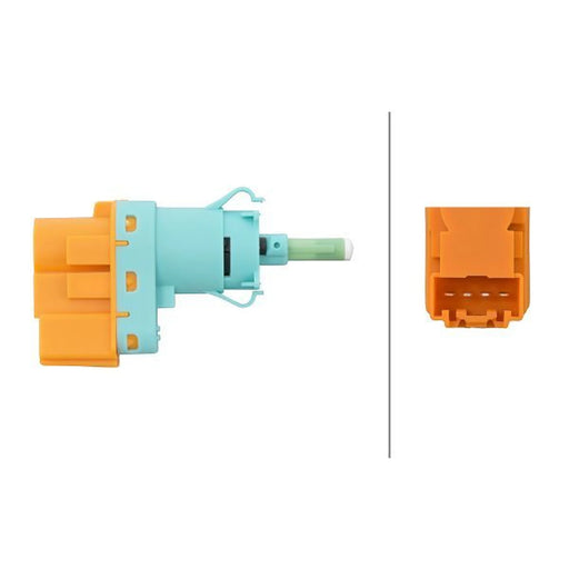 Hella Brake Light Switch fits Abarth 500 / 595 / 695 2008 on 1.4