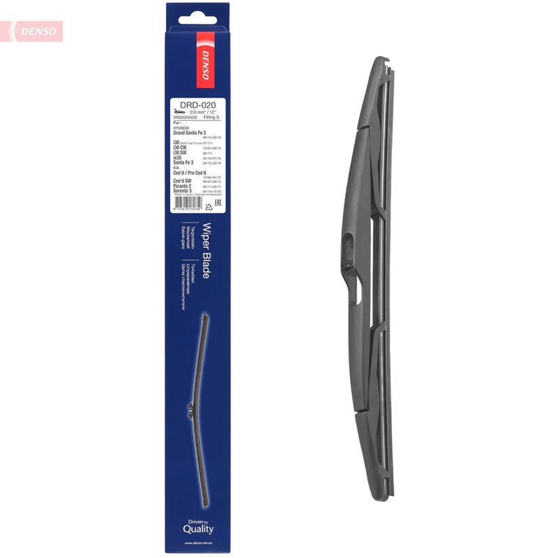 Denso Rear Wiper Blades fits Hyundai Grand Santa Fé 2013-2018 2.2 3.0 3.3
