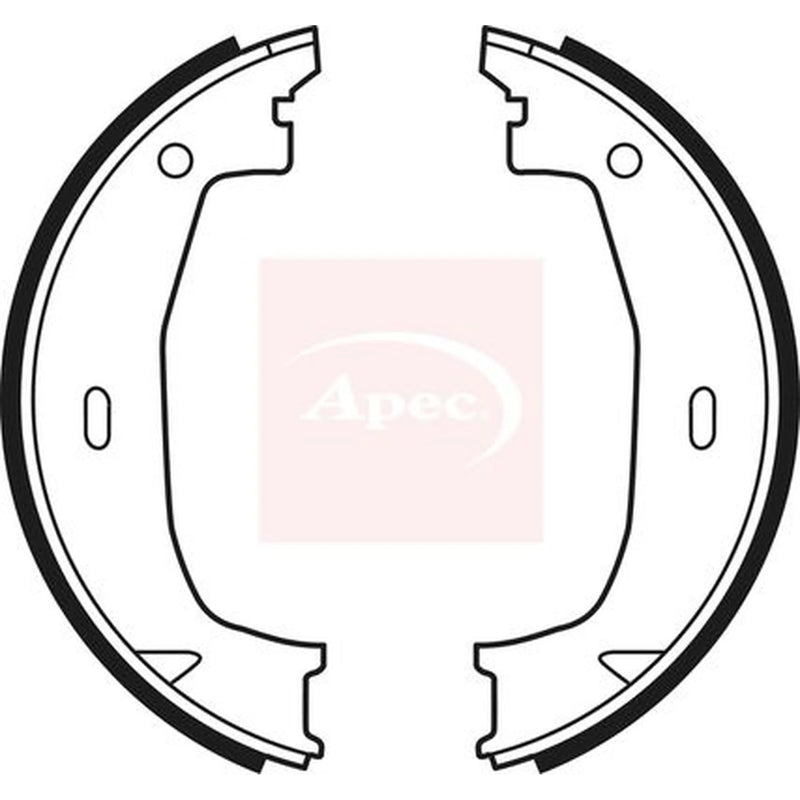 Apec Parking Brake Shoe Set SHU622