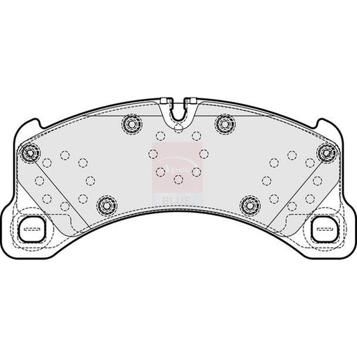 Apec Front Brake Pad Set fits Porsche Cayenne 2010-2018 3.0 3.6 4.2 4.8