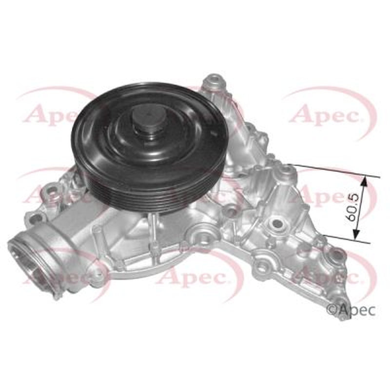 Apec Engine Cooling Water Pump fits Mercedes-Benz C-Class 2005-2008