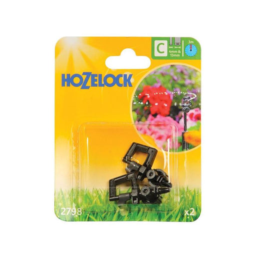 Hozelock 2798 Adjustable 360° Mini Sprinkler (Pack 2) Hozelock - NN4 Online