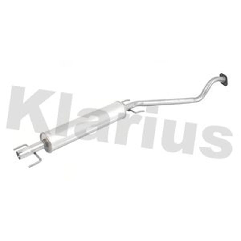 Klarius Box With Centre Pipe Centre fits Opel Astra F Classic 1998-2005 1.6