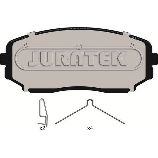 Juratek Front Brake Vented Discs & Pads fits Mazda CX-5 2017-2024 2.2