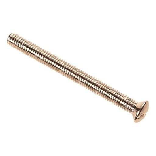 Dencon Nickle Plated Switch/Socket Plate Screws 3.5 x 38mm (Pack of 10) Dencon - NN4 Online