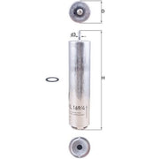 Mahle Fuel Filter Element KL 169/4D