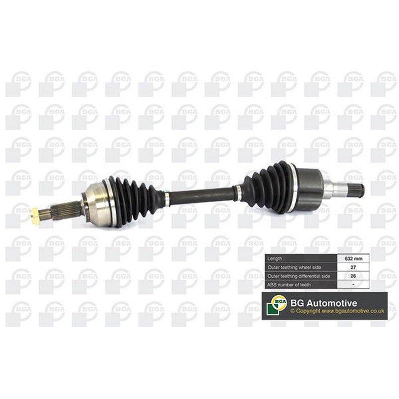 BGA CV Drive Shaft Driveshaft Front Left fits Ford Mondeo 2000-2007
