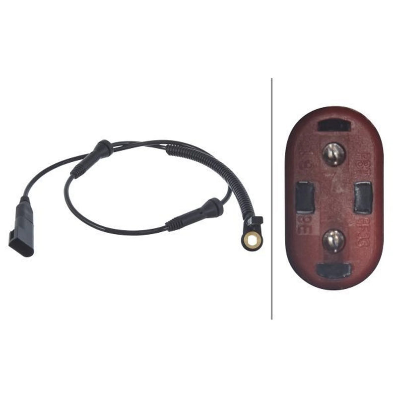 Hella ABS Wheel Speed Sensor Front fits Ford Fusion 2002-2012 1.25 1.4 1.6