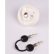 White Lockable Water Tank Filler Cap with Keys ES2250 Caravan / Motorhome / Boat PLS  - Dynamic Drive