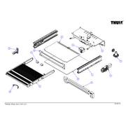 Thule SLIDE-OUT STEP - V18 (2018-2022) STANDARD VERSION - 3 - FOOTBOARD COMP.FOR