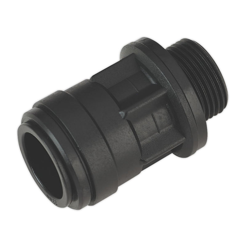 Sealey Straight Adaptor 22mm 3/4"BSP Pack of 2 (Speedfit-PM012216E) CAS22SA Sealey  - Dynamic Drive