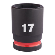Milwaukee 17mm 3/8 Impact Socket Std-1Pc New 4932480274 Milwaukee - Dynamic Drive