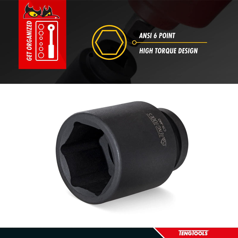 Teng Tools 3/8" Impact Socket ANSI Metric 14mm Teng Tools - Dynamic Drive