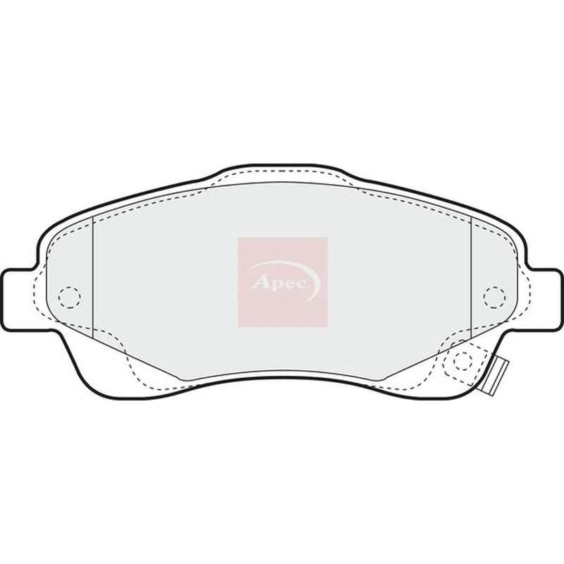 Apec Front Brake Pad Set PAD1333