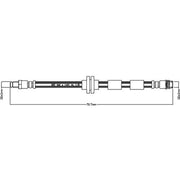 Juratek Brake Hydraulic Hose Line Right JBH1155
