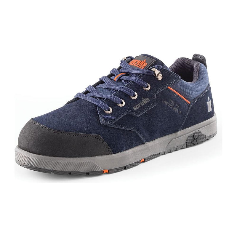 Scruffs Halo 3 Safety Trainers Navy Size 10 / 44 Scruffs - Dynamic Drive