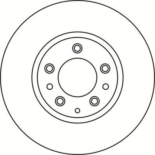 Abtex 2 x Vented Brake Discs fits Mazda 6 2007-2013 1.8 2.0 2.2 2.5