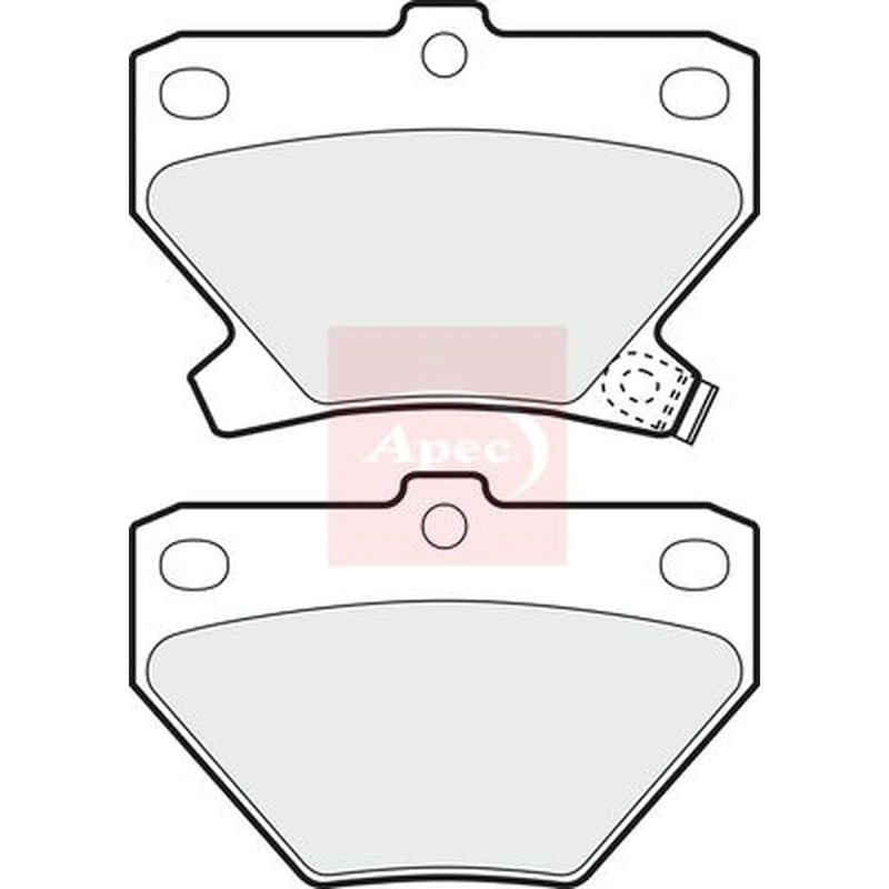Apec Rear Brake Pad Set PAD1113