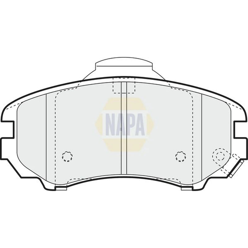 NAPA Front Brake Pad Set NBP1173
