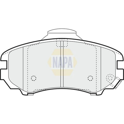 NAPA Front Brake Pad Set NBP1173