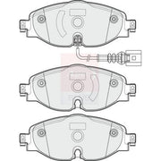 Apec Front Brake Pad Set fits Audi A1 2018 on