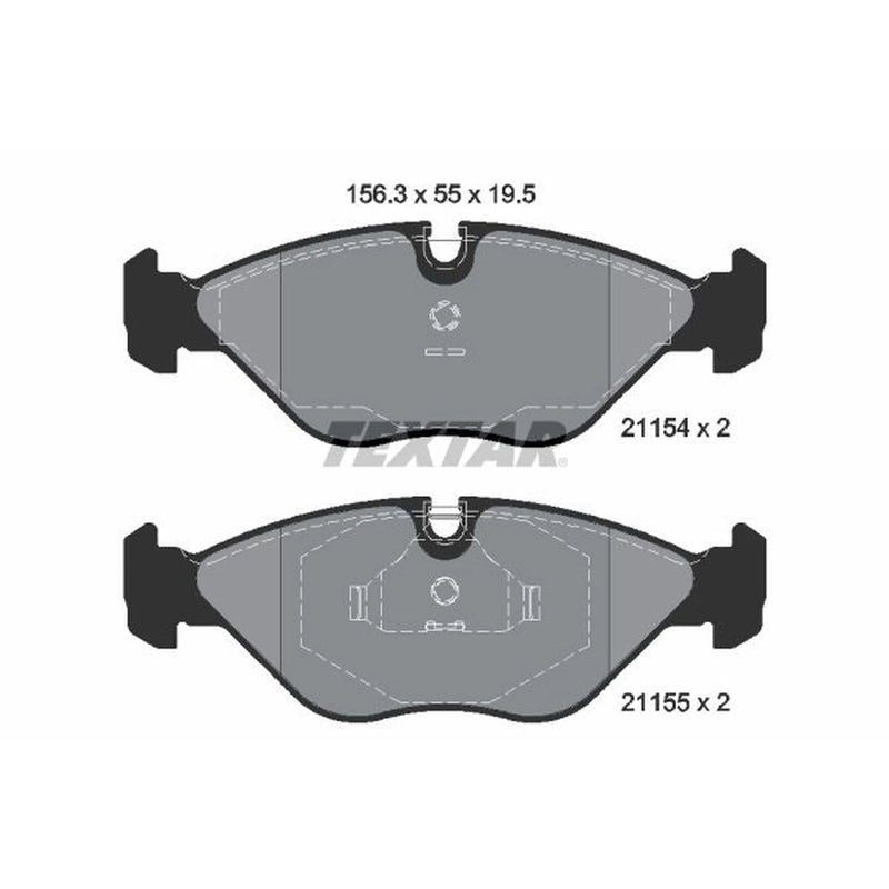 Textar Front Brake Pad Set 2115402