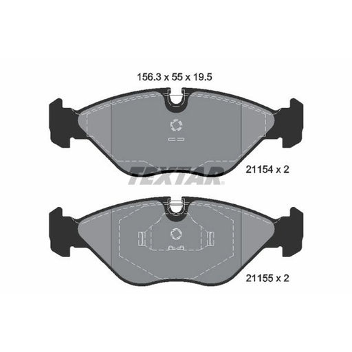 Textar Front Brake Pad Set 2115402