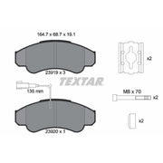 Textar Front Brake Pad Set 2391901