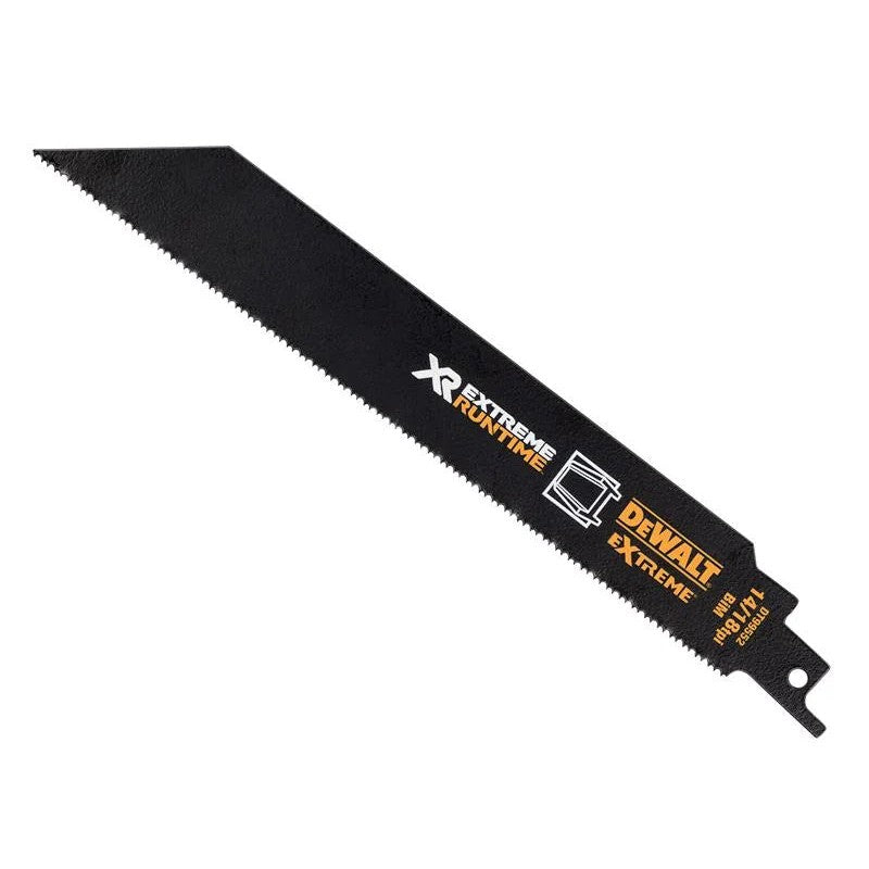 Dewalt Power Tools XR Metal Reciprocating Blade 203mm 14/18 TPI Pack of 5
