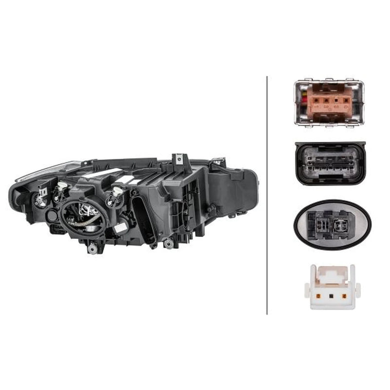 Hella Headlight Headlamp D1S (gas discharge tube) Left fits BMW 3 2011-2019