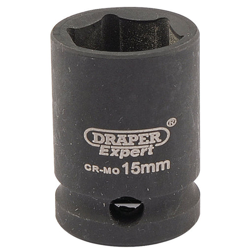 Draper Expert HI-TORQ 6 Point Impact Socket, 3/8" Sq. Dr., 15mm Draper - Dynamic Drive