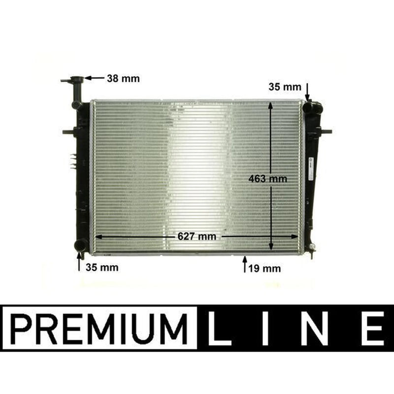 Mahle Engine Radiator fits Hyundai Tucson 2004-2010 2.0