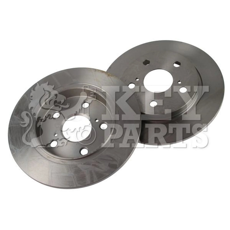 Key Parts Front & Rear Brake Discs & Pads fits Toyota Auris 2007-2012 1.6