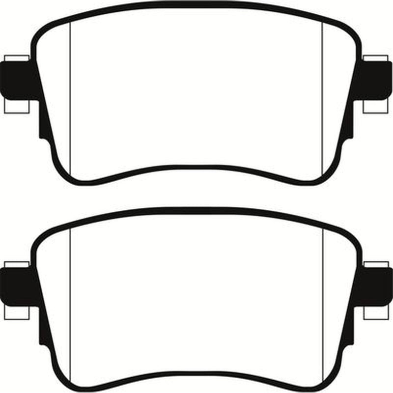 Abtex Rear Brake Pad Set fits Citroën Dispatch III 2016-2025 1.5 1.6 2.0