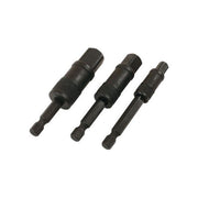 Laser Impact Quick Locking Socket Adaptor Set 75mm 3pc 7778 Laser - Dynamic Drive