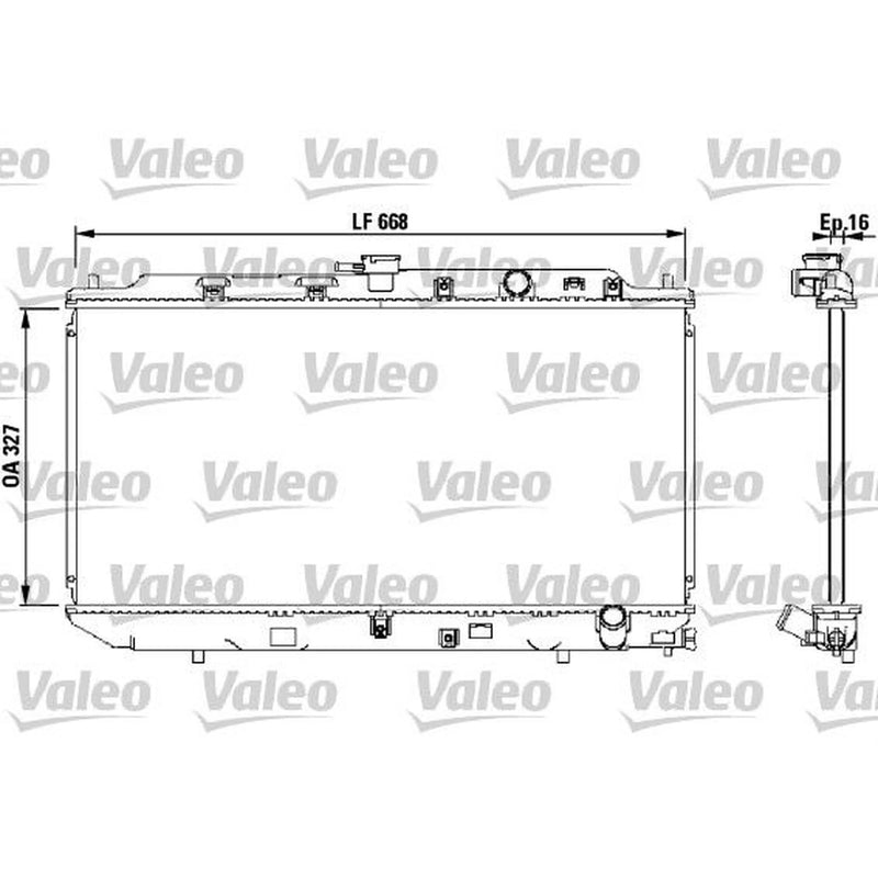 Valeo Engine Radiator 819193