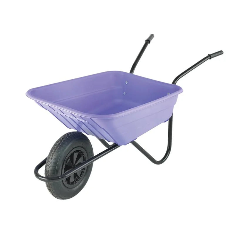 Walsall 90L Lilac Polypropylene Wheelbarrow - SHLILP