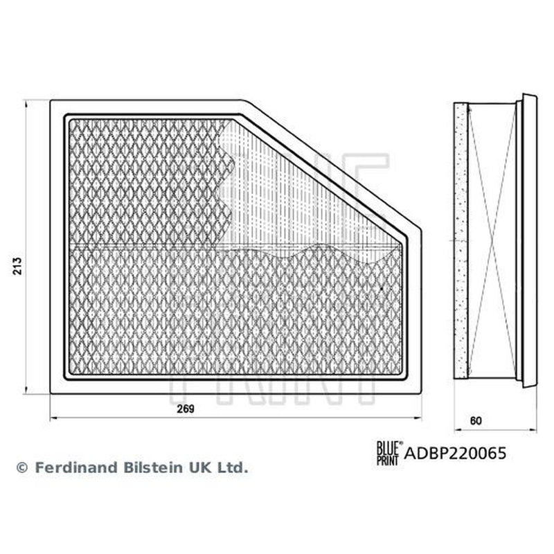 Blue Print Engine Air Filter fits Alpina D5 2017-2020