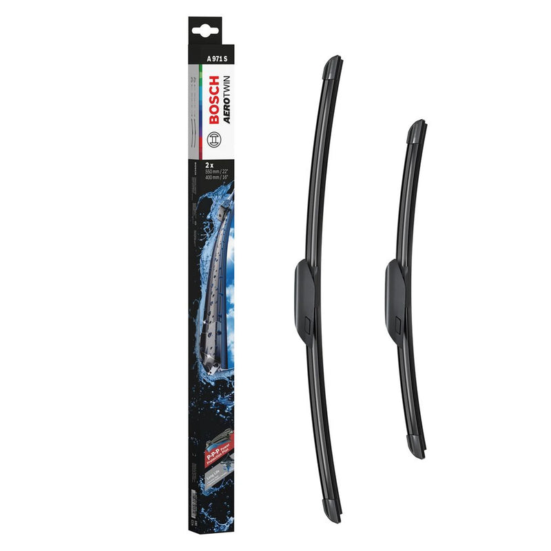 Bosch Wiper Wiper Blade Set 550mm + 400mm — A971S fits Citroën C3 Aircross II