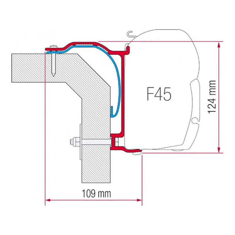 Fiamma Kit for Laika X 2008 (98655-761) Fiamma - Dynamic Drive