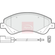 Apec Front Brake Pad Set fits Ford Transit 2006-2014 2.2